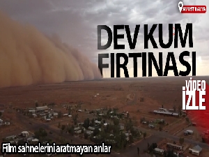 Avustralya'da dev kum fırtınası