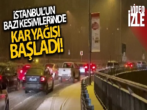 Sarıyer'de kar yağışı etkili oluyor
