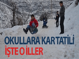 Bugün okullar tatil mi? 22 Aralık kar tatili olan iller...