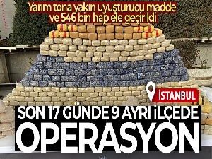 İstanbul'da uyuşturucu operasyonları