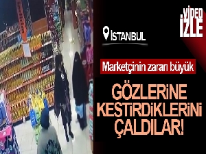 3 kadın hırsız marketten çaldıkları yaklaşık 4 bin TL'lik ürünle kayıplara karıştı