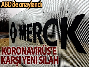 Merck'in hap formundaki Covid-19 ilacına FDA'dan acil kullanım onayı