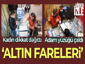 Kuyumcuda hırsızlık anı kamerada