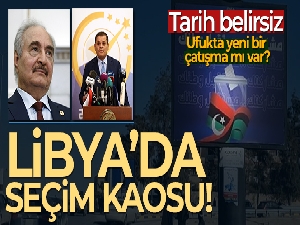 Libya'da seçim kaosu