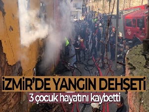 İzmir'deki yangın faciasında 3 kardeş hayatını kaybetti
