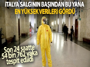 İtalya'da salgının başından bu yana en yüksek günlük vaka