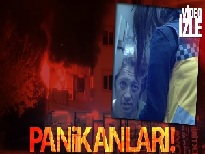 Antalya'da 3 katlı apartmanda yangın paniği