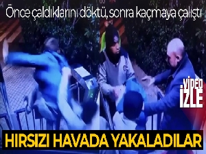 Esenyurt'ta hırsızlık yapıp kaçan şahsı görevliler havada yakaladı