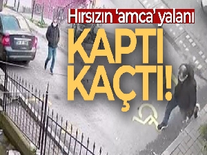 Önce cama vurdu sonra kızın elindeki telefonu alıp kaçtı!