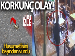 Kebapçıda çalışan husumetlisini işyerini basarak başından vurdu