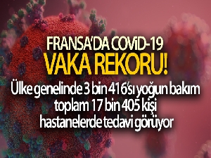 Fransa'da Covid-19 salgınında vaka rekoru
