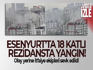 Rezidansta çıkan yangında can pazarı