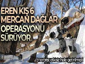 9 terörist etkisiz hale getirilmişti: Tunceli'de Eren Kış 6 Mercan Dağlar Operasyonu sürüyor