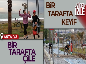 İkinci ‘kırmızı kod' uyarısı alan Antalya'da fırtına sonrası şaşırtan görüntüler