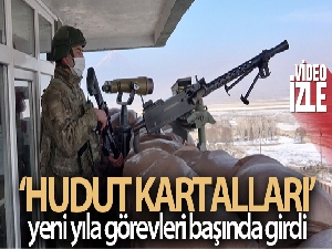 'Hudut Kartalları' yeni yıla görevleri başında girdi