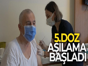 5. doz aşılama başladı