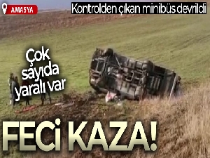 Amasya'daki feci kazada antrenör vefat etti, 13 sporcu yaralı