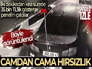 Esenyurt'ta gösterge paneli hırsızları yine iş başında