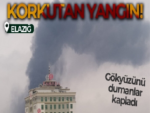 Elazığ'da stadyumdaki yangın söndürüldü