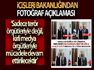 İçişleri bakanlığından fotoğraf açıklaması