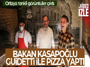 Bakan Kasapoğlu, Guidetti ile pizza yaptı