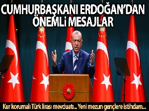 Cumhurbaşkanı Erdoğan Kabine sonrası önemli açıklamalar