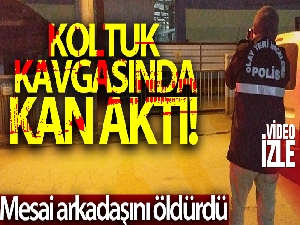 Serviste koltuk kavgası yaptığı arkadaşını iş yerindeki tartışmada öldürdü