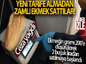 Bilecik'te yeni tarifeyi almadan zamlı ekmek satan fırınlara ceza yağdı