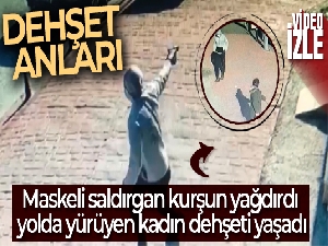 İstanbul'da iş yerine silahlı saldırı kamerada: sokakta yürüyen kadın dehşeti yaşadı