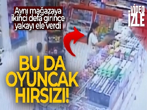 İstanbul'da oyuncak hırsızı kadın kamerada