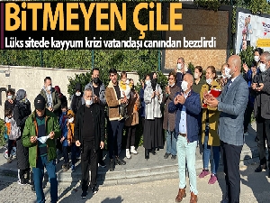 Esenyurt'ta lüks sitede kayyum krizi vatandaşı canından bezdirdi