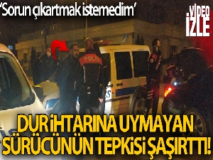 Polisten kaçan alkollü sürücü yakalandı, 'Sorun çıkartmak istemedim' dedi