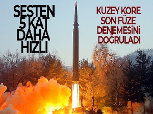 Kuzey Kore: 'Hipersonik füze belirlenen hedefi başarı ile vurdu'