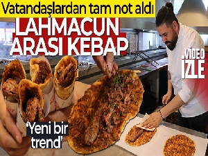 Adana'da yeni trend: 'Lahmacun arası kebap'