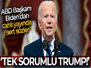 Biden'dan ABD Kongre baskınının yıldönümünde Trump'a suçlama