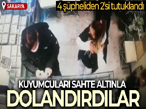 Kuyumcuları dolandıran şüphelilerden 2'si tutuklandı