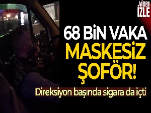 Esenyurt'ta maskesiz minibüs şoförü rahatlığı ile pes dedirtti