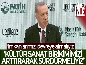 Cumhurbaşkanı Recep Tayyip Erdoğan 2. Yeditepe Bienali'nde konuştu