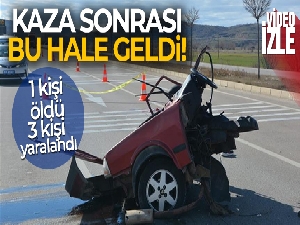 Ortadan ikiye bölünen Tofaş 1 kişiye mezar oldu