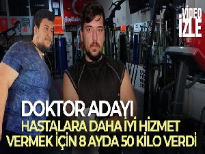 156 kiloluk doktor adayı, hastalara daha iyi hizmet vermek için 8 ayda 50 kilo verdi