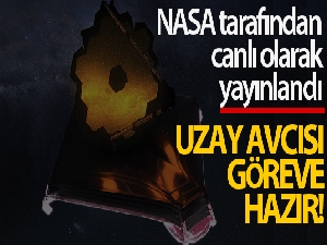 NASA'nın James Webb Uzay Teleskobu ayna açılışını tamamladı