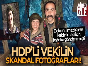 HDP Milletvekili Semra Güzel'in PKK'lı teröristle fotoğrafları ortaya çıktı