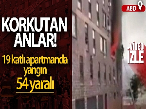 ABD'de 19 katlı apartmanda yangın: 54 yaralı