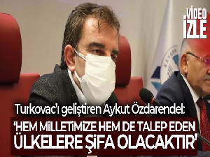 Turkovac'ı geliştiren Aykut Özdarendeli: 'Turkovac, hem milletimize hem talep eden ülkelere de şifa olacaktır'