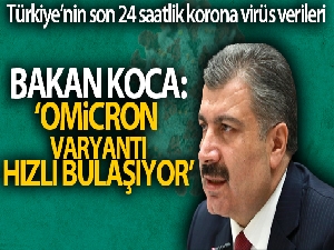Sağlık Bakanlığı, Türkiye'nin son 24 saatlik korona virüs tablosunu açıkladı