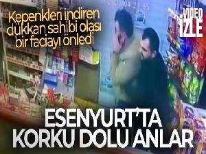 Esenyurt'ta markete silahlı saldırı: Kepenkleri indiren dükkan sahibi olası bir faciayı önledi