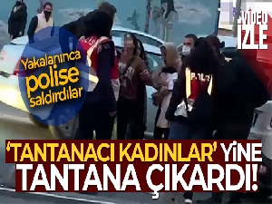 Hırsızlık yaptılar, yakalanınca soyunup cam parçası ile polise saldırdılar