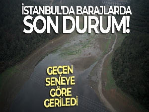 Alibeyköy Barajı'nın doluluk oranı yüzde 28 seviyesinde
