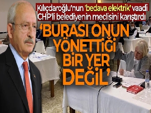 Kılıçdaroğlu'nun 'bedava elektrik' vaadi, CHP'li belediyenin meclisini karıştırdı