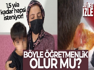 Öğrencisinin kulağını çekerek yaralayan öğretmene 1 yıl 6 aya kadar hapis talep edildi